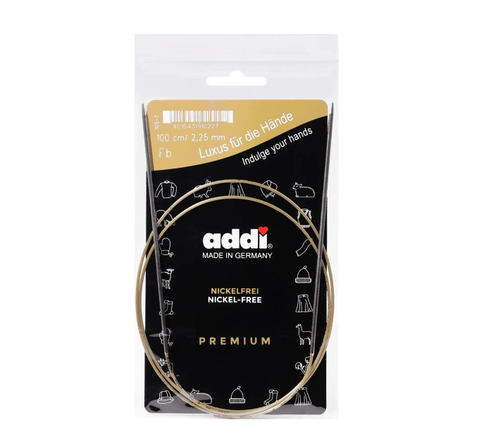 Спиці кругові Addi Classic 100 см арт.105-7/100 2.25 мм 