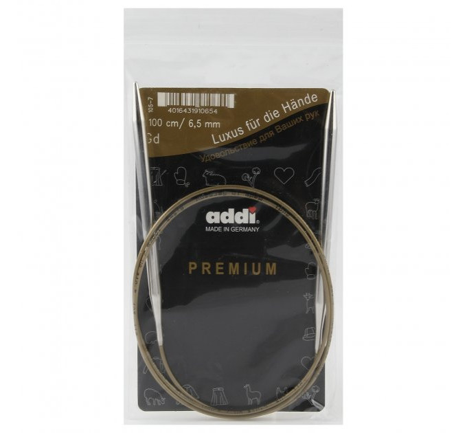 Спиці кругові Addi Classic 100 см арт.105-7/100 6.5 мм 