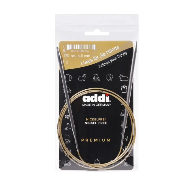 Спиці кругові Addi Classic 120 см арт.105-7/120 4.5 мм 