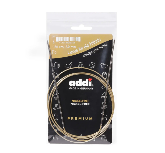 Спиці кругові Addi Classic 150 см арт.105-7/150 2.0 мм 