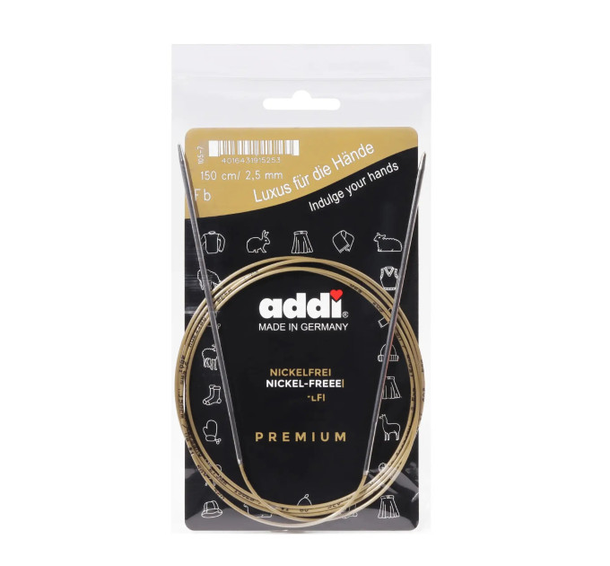 Спиці кругові Addi Classic 150 см арт.105-7/150 2.5 мм 