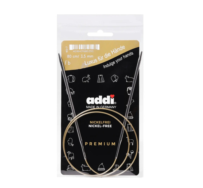 Спиці кругові Addi Classic 80 см арт.105-7/80 3.5 мм 