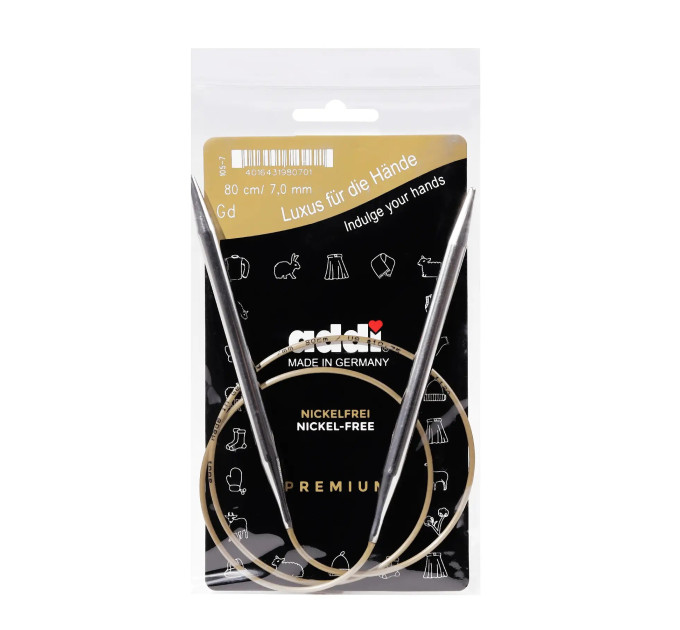 Спиці кругові Addi Classic 80 см арт.105-7/80 7.0 мм 