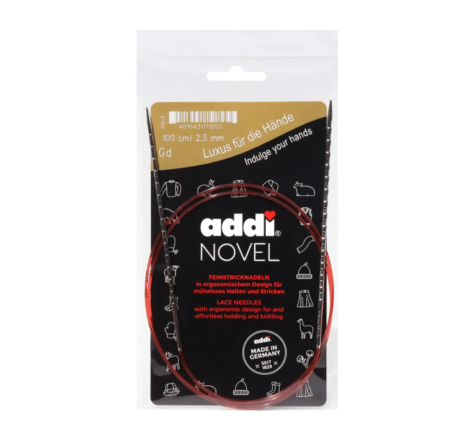 Спиці кругові Addi Novel 100 см арт.717-7/100 2.5 мм  