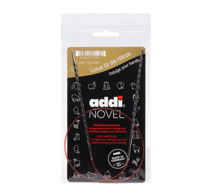 Спиці кругові Addi Novel 60 см арт.717-7/60 3.5 мм  