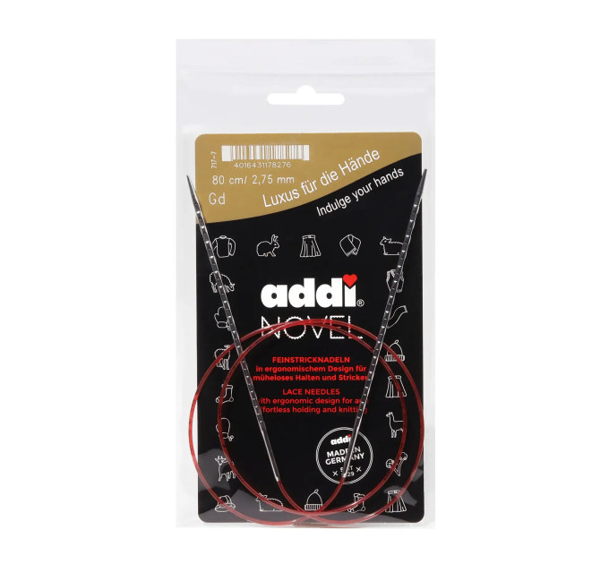 Спиці кругові Addi Novel 80 см арт.717-7/80 2.75 мм  