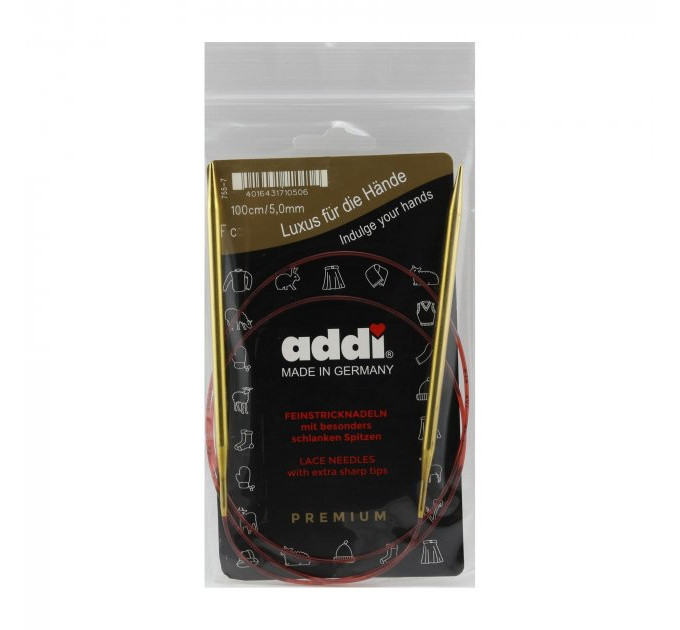 Спиці кругові Addi Classic 100 см арт.755-7/100 5.0 мм 