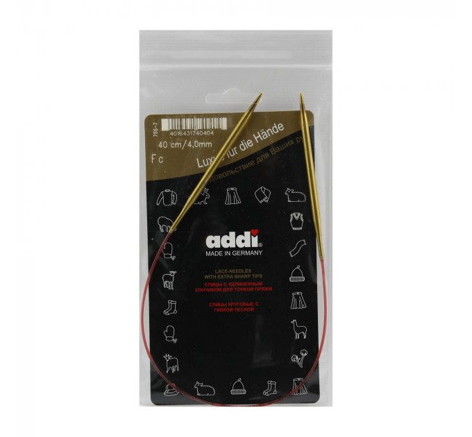 Спиці кругові Addi Classic 40 см арт.755-7/40 4.0 мм  