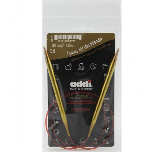 Спиці кругові Addi Classic 80 см арт.755-7/80 7.0 мм 