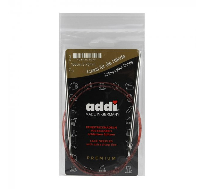 Спиці кругові Addi Classic 100 см арт.775-7/100 3.75 мм  