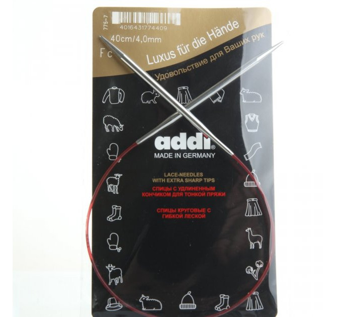 Спиці кругові Addi Classic 40 см арт.775-7/40 4.0 мм  