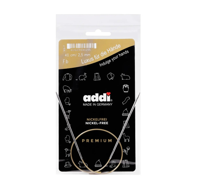 Спиці кругові Addi Classic 40 см арт.105-7/40 2.5 мм 