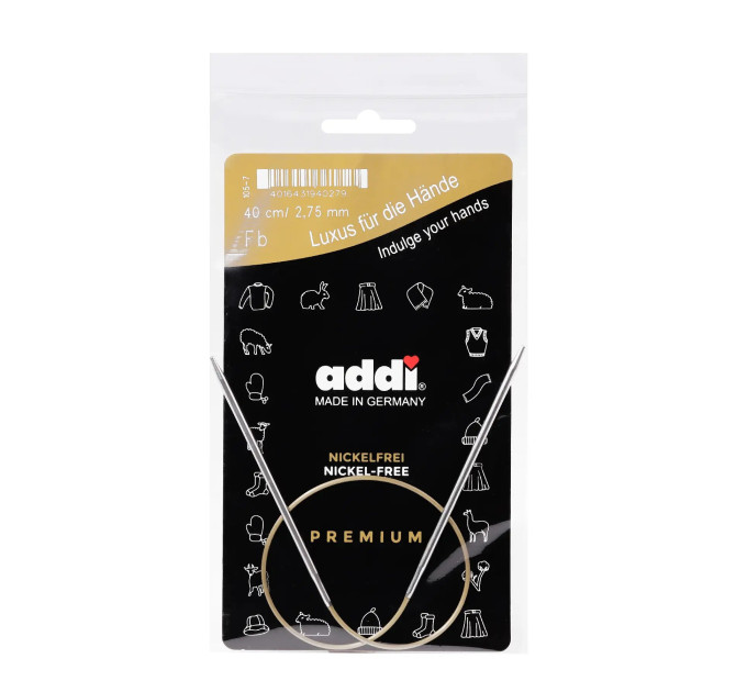 Спиці кругові Addi Classic 40 см арт.105-7/40 2.75 мм 
