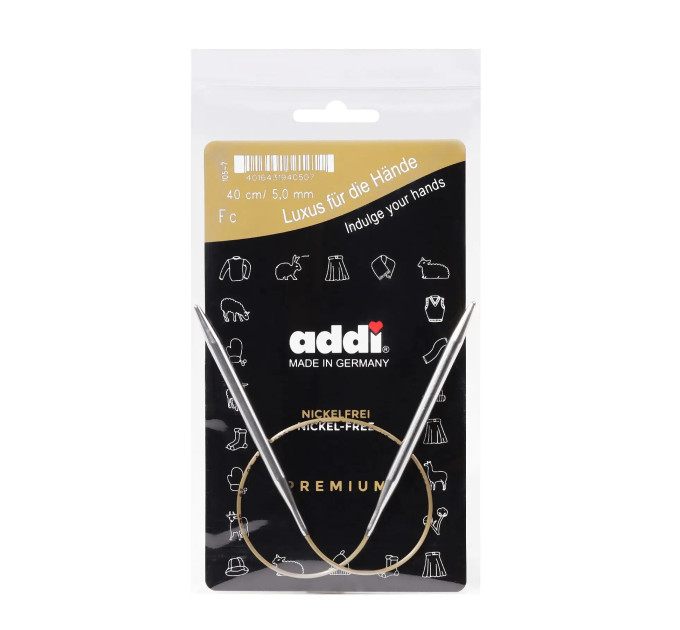 Спиці кругові Addi Classic 40 см арт.105-7/40 5.0 мм 