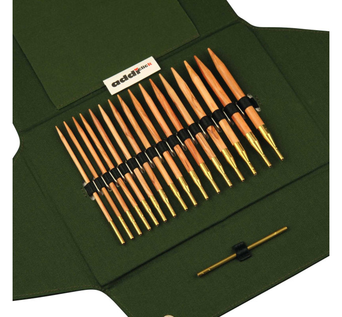 Набір Спиць Addi Click Nature Olive 570-2
