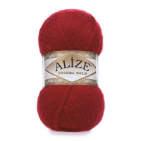 Пряжа Alize Angora Gold | Алізе Ангора Голд 106 червоний