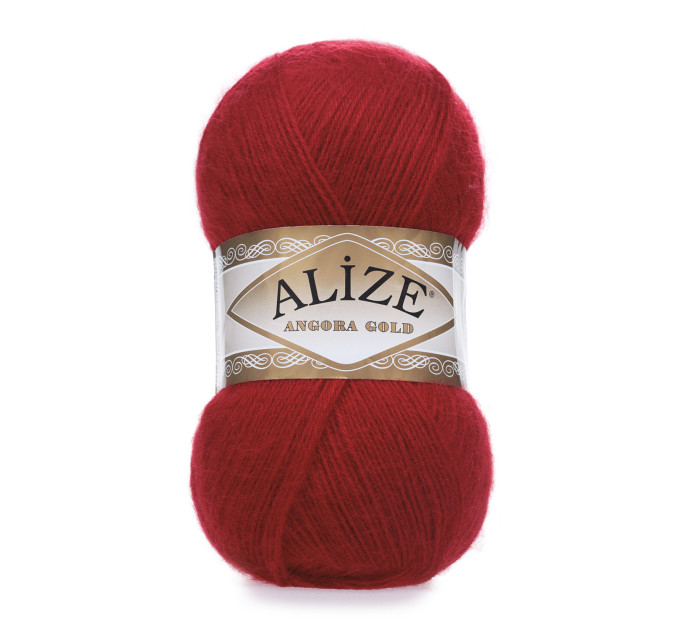 Пряжа Alize Angora Gold | Алізе Ангора Голд 106 червоний
