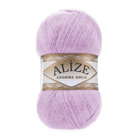 Пряжа Alize Angora Gold | Алізе Ангора Голд 27 бузковий