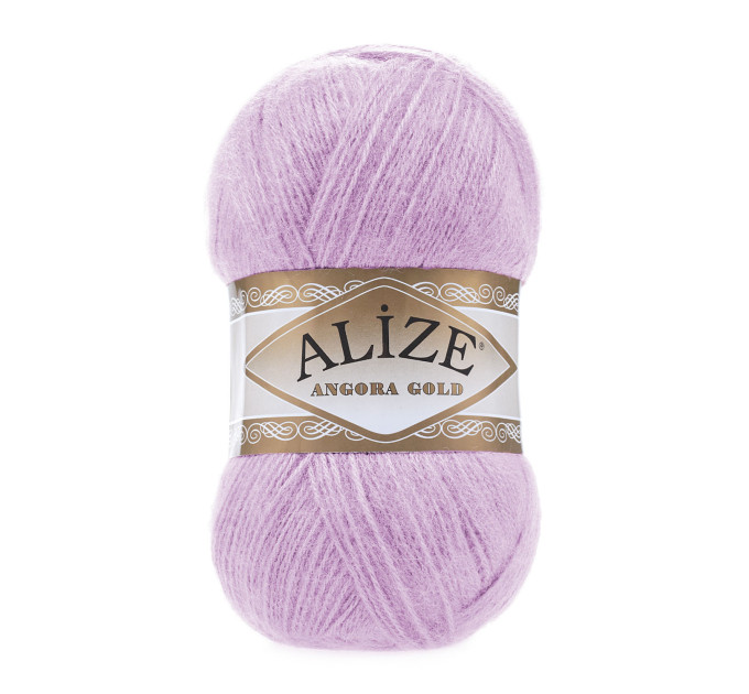 Пряжа Alize Angora Gold | Алізе Ангора Голд 27 бузковий