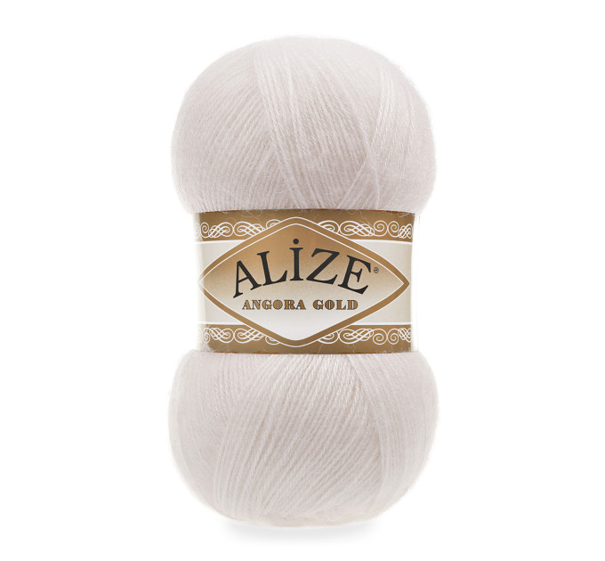 Пряжа Alize Angora Gold | Алізе Ангора Голд 599 слонова кістка