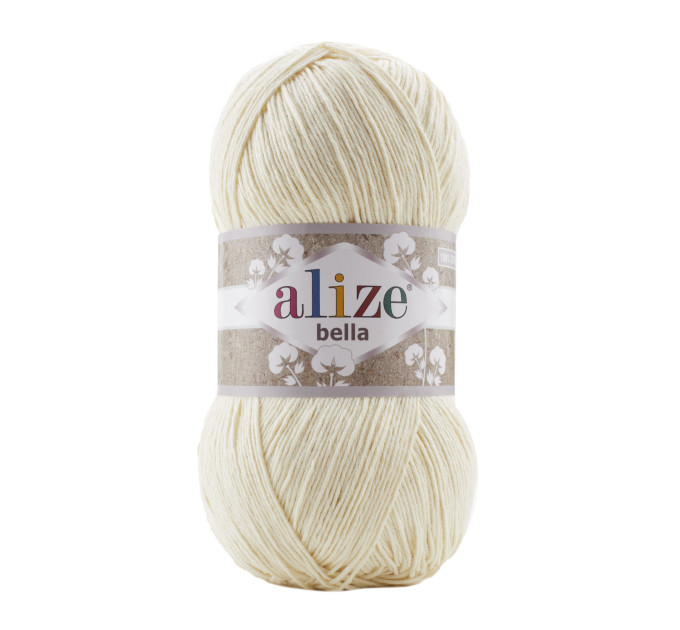 Пряжа Alize Bella 100 | Алізе Белла 100 1 молочний