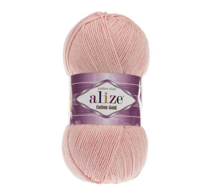 Пряжа Alize Cotton Gold | Алізе Коттон Голд 393 рожева пудра