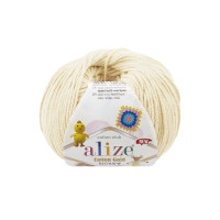 Пряжа Alize Cotton Gold Hobby New | Алізе Коттон Голд Хобі Нью 01 крем