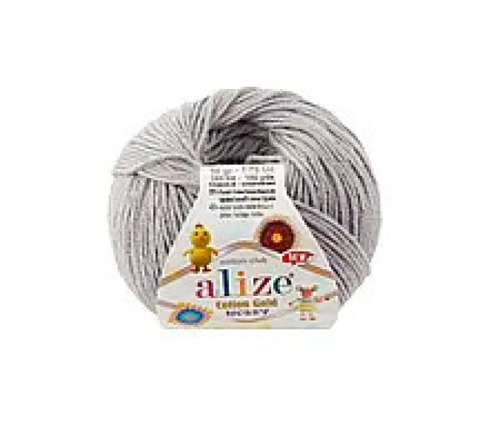 Пряжа Alize Cotton Gold Hobby New | Алізе Коттон Голд Хобі Нью 21 сірий