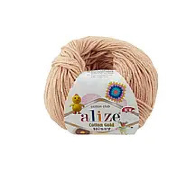 Пряжа Alize Cotton Gold Hobby New | Алізе Коттон Голд Хобі Нью 446 беж