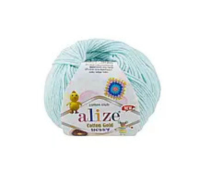 Пряжа Alize Cotton Gold Hobby New | Алізе Коттон Голд Хобі Нью 514 м'ята