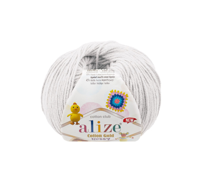 Пряжа Alize Cotton Gold Hobby New | Алізе Коттон Голд Хобі Нью 533 дим