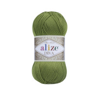 Пряжа Alize Diva | Алізе Діва 210 зелений