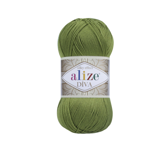 Пряжа Alize Diva | Алізе Діва 210 зелений