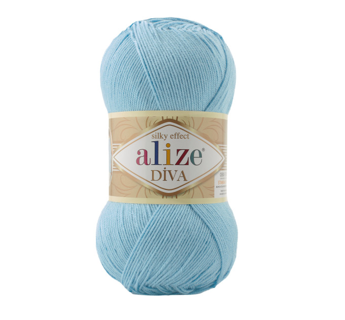 Пряжа Alize Diva | Алізе Діва 346 бірюза