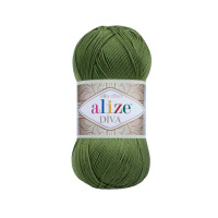 Пряжа Alize Diva | Алізе Діва 79 оливковий