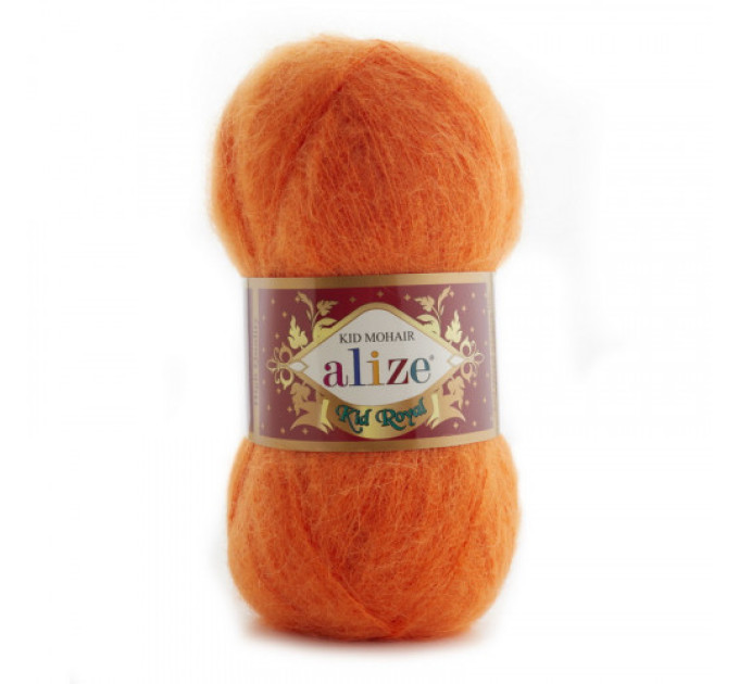Пряжа Alize Kid Royal| Алізе Кід Роял 487 помаранчевий