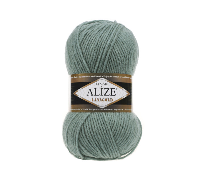 Пряжа Alize Lana Gold | Алізе Лана Голд 386 блакитний