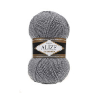 Пряжа Alize Lana Gold | Алізе Лана Голд 651 сірий