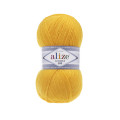 Пряжа Alize Lana Gold 800 | Алізе Лана Голд 800 216 жовтий