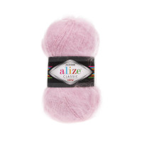 Пряжа Alize Mohair Classic | Алізе Мохер Класік 271 ніжно-рожевий