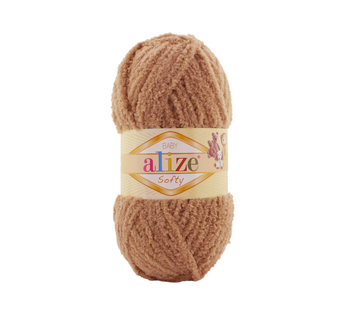 Пряжа Alize Softy (Алізе Софті) 261 шоколад