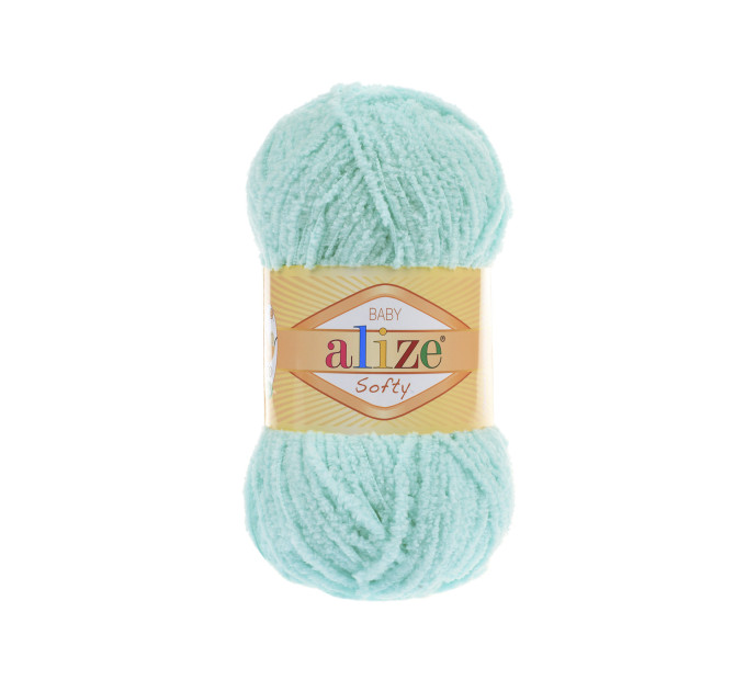 Пряжа Alize Softy (Алізе Софті) 669 світла бірюза