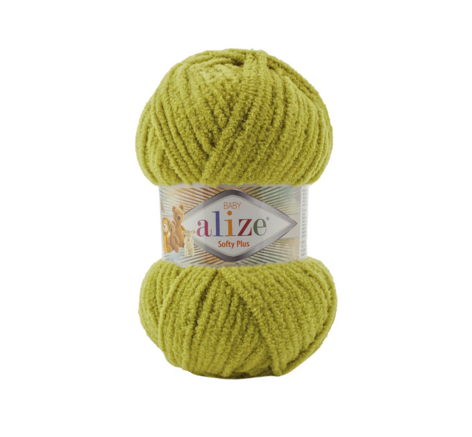 Пряжа Alize Softy Plus (Алізе Софті Плюс) 11 фісташково-зелений