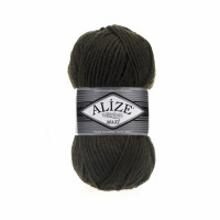 Пряжа Alize Superlana Maxi | Алізе Суперлана Максі 241 зелений меланж