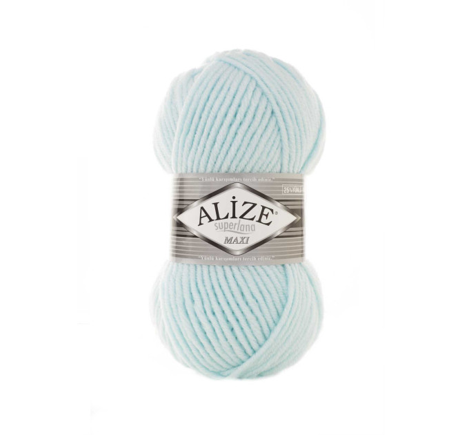 Пряжа Alize Superlana Maxi | Алізе Суперлана Максі 522 м'ята