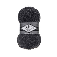 Пряжа Alize Superlana Maxi | Алізе Суперлана Максі 800 антрацит меланж
