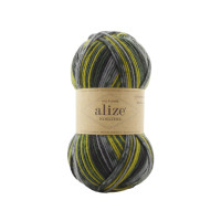 Пряжа Alize Wooltime | Алізе Вултайм 11019 сіро-зелений