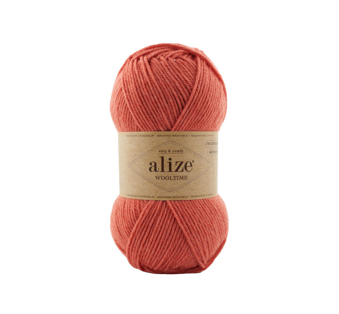 Пряжа Alize Wooltime | Алізе Вултайм 691 апельсин