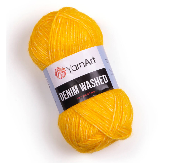 Пряжа YarnArt Denim Washed (ЯрнАрт Денім Вошід) 901 сонячний промінь 
