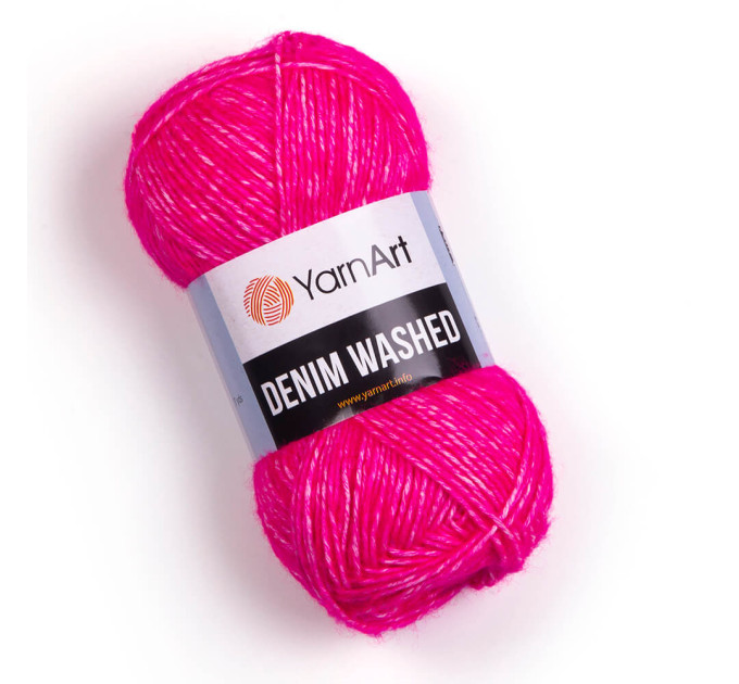 Пряжа YarnArt Denim Washed (ЯрнАрт Денім Вошід) 903 малиновий